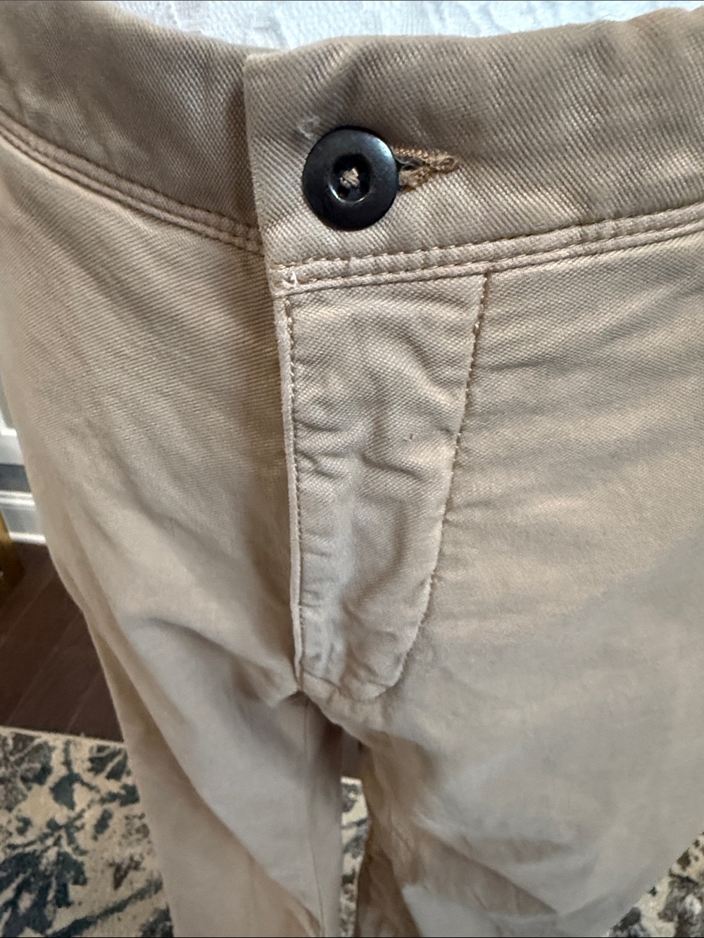 Listing title: Incotex Slacks Desert Tan Slim Fit Chino Trousers 32 - Picture 4 of 16